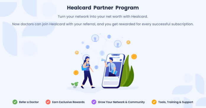 Healcard partner program Earn exclusive rewards by referring doctors in India. Join the Healcard Partner Program to get commissions, bonuses, and perks while helping doctors go digital with prescriptions, ABHA IDs, and secure records.