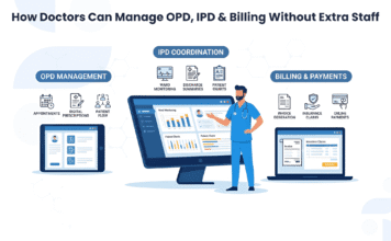 How Doctors Can Manage OPD, IPD & Billing Without Extra Staff Doctors Can Manage OPD, IPD & Billing Without Extra Staff