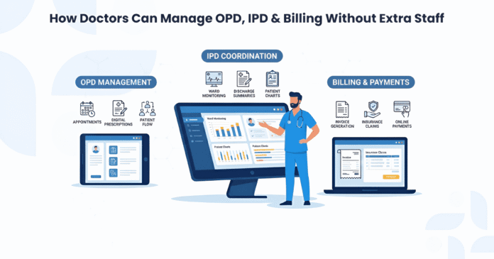 Doctors Can Manage OPD, IPD & Billing Without Extra Staff